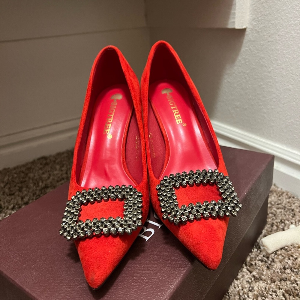 Red Heels size 5
